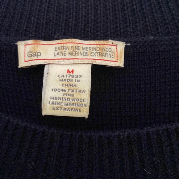 Navy Merino Wool Dress - Picture 3 of 9